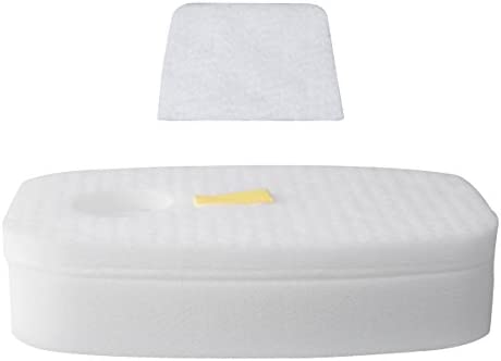 I clean 6Pack HV380 Series Filters for Shark Rocket DuoClean HV380 HV380W HV381 HV382 HV383 HV384Q ,8 Foam + 8 Felt Filters + 8 Post-filters,Replaces Part# XFFH380 XPSTFH380