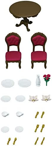Calico Critters, Town Series, Furniture Sets, Doll House Furniture, Calico Critters Chic Dining Table Set