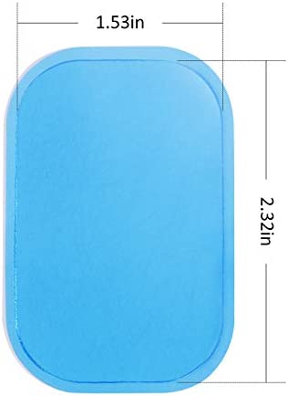 UYGHHK 50 Pcs/25 Pack Gel Pads for Abs Stimulator Ab Trainer Replacement Gel Sheet for EMS AB Stimulator Gel Pad for All Abdominal Belts Muscle Stimulator Ab Toner