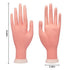 AORAEM Practice Hand for Acrylic Nails Kit Flexible Hand Model Left Bendable Mannequin Nail Training Hand for Nail Practice Beginners 1 PCS (Left hand)
