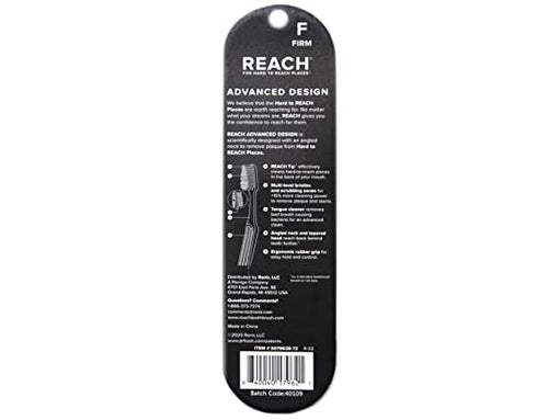 Reach Advanced Design Firm Toothbrushes, Colors May Vary, 3 Count (Pack of 2) Total 6 Toothbrushes