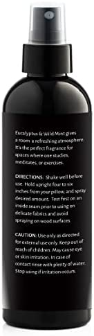 Aromasong Eucalyptus & Wild Mint Pillow Spray - All Natural Calming Linen & Bedtime Mist for Deep Sleep - Aromatherapy Essential Oils for Sleeping