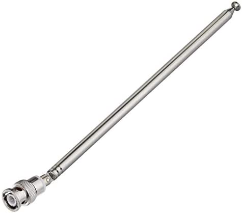 Bingfu Police Radio Scanner Antenna 20-1300MHz 7 Section Telescopic BNC Male Antenna 2-Pack Ham Radio Handheld CB Radio Antenna for Uniden Whistler Police Radio Scanner Two Way Radio Frequency Counter