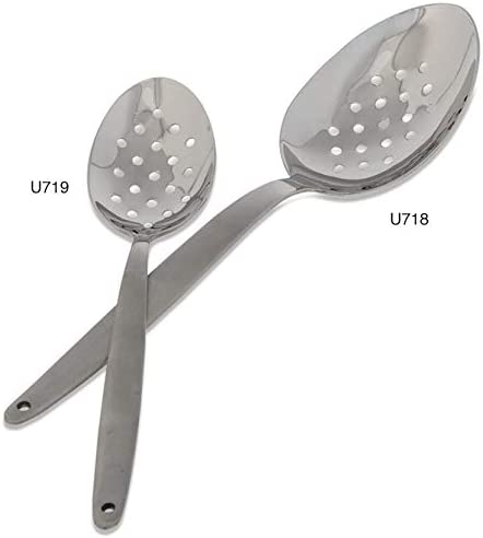 JB Prince Gray Kunz Perforated Spoon - Small