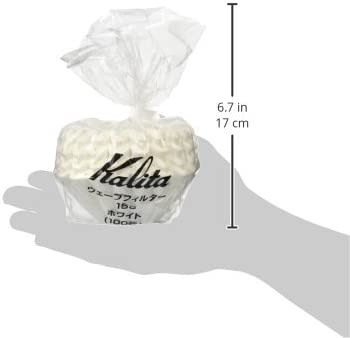 Kalita Wave 155 (100P) Paper Filter, Size, White