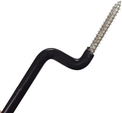 Archery Bow Hook Real Tree Stand Bow Hangers Bow Gear Holder Outdoor Hunting Accessory Black(10 pcs/Pack