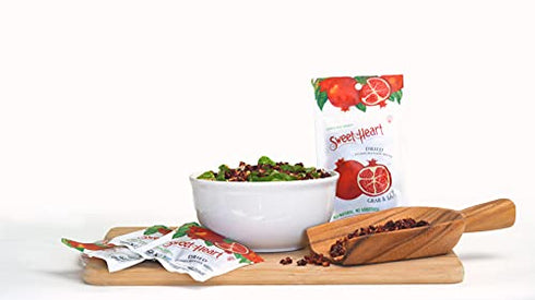1 oz. SweetHeart Dried Pomegranate Seeds | All Natural, No Sugar Added | 100% Fruit | Non-GMO | Vegan | No Refrigeration Needed