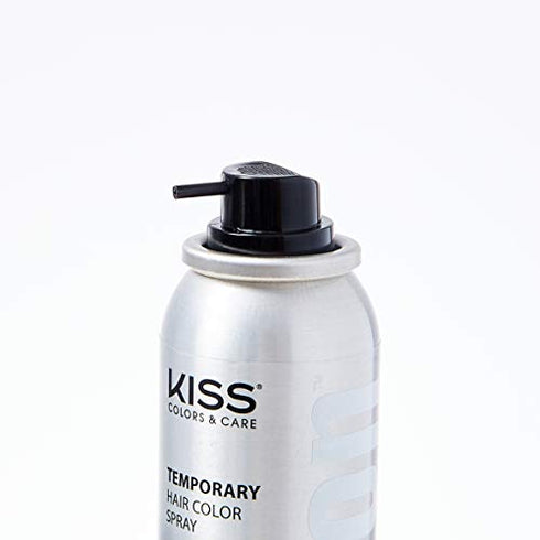 Kiss Root Cover Up Gray Concealer Spray Tintation Temporary Hair Color Spray Root Touch Up Spray Hair Dye 2.82 oz. (Black)