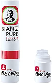 Siang Pure Herbal Menthol Salt Nasal aromatherapy Inhaler/inhalant (Pack of 6)