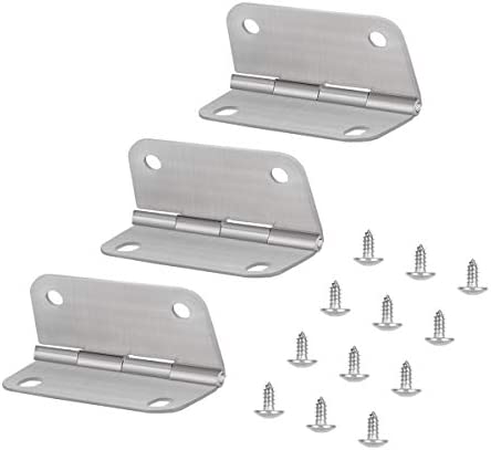 AIEVE Cooler Hinges and Screws Set,Cooler Replacement Hinges,Stainless Steel Hinges and Screws Replacement for Coleman Coolers