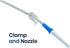 HealthAndYoga(TM) Replacement Enema Tubing – Super Economical, Hygienic, Medical Grade PVC - 1.5 Meter with Slide Clamp and Nozzle - Compatible with Most Kits (3 Set)
