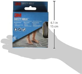3M Safety-Walk Tub and Shower Tread, Clear, 1-Inch by 180-Inch Roll, 7640NA