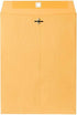 Mead Letter Size Mailing Envelopes, Clasp Closure, All-Purpose 24-lb Paper, 9" X 12", Brown Kraft Material, 20/Pack (76020)