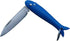 Glittering Bazaar Fish Smallest Mini Micro Handmade Key ring Pocket Folding Folder Knife, Stainless Steel, Multi Purpose Portable, Tiny Blade (Blue)