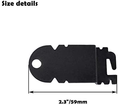 8212560 & 8269145 Dishwasher Mounting Brackets Clips Replacement for Whirlpool Kenmore KitchenAid Dishwashers with Screws
