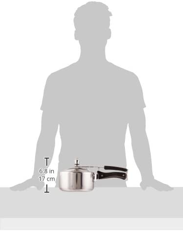 HAWKINS Classic CL20 2-Liter New Improved Aluminum Pressure Cooker, Small, Silver