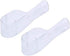 Travel Electric Toothbrush Heads Cover Plastic Protective Cap Case Compatible with Oral-B Long Dual-Heads Replacement Tooth Brush Heads(6 Pack) Clear