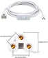 SinLoon 11FT US Plug Power Cords with On/Off Switch 3-Core LED Integrated Lights Connector Power Cable for LED T5 T8 Light Tube Integrated LED Light Fixture Extension Cable (3.4m US SW)