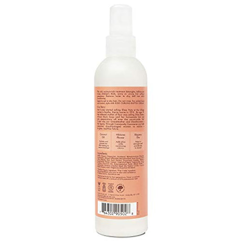 Sheamoisture Kids Extra Moisturizing Detangler for Curly Hair Coconut and Hibiscus Kids Detangler with Shea Butter 8 oz
