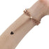 Aiiko Band for Galaxy Watch 5 4 40mm 44mm/Galaxy 5 Pro 45mm/Watch 4 Classic 42mm 46mm/Galaxy Watch 3 41mm/Galaxy Watch 42mm 20mm Rose Gold Stainless Steel Women Wristbands for Samsung Active 2 Watch