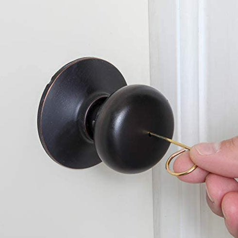 Emergency Keys for Interior Door Locksets - Interior Door Key Pin for Bedroom and Bathroom Doors Schlage Compatible - Emergency Door Lock Pin Key Set of 8