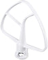 K45B Coated Flat Beater for Kitchen-Aid Stand Mixer. Flex Edge Beater Paddle WPW10672617 Compatible with Whirlpool KSM45, KSM75, KSM88, KSM90, KSM100, KSM106, KSM110, KSM120, KSM150, KSM160, KSM180