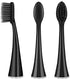 Replacement Toothbrush Heads for Burst Electric Toothbrush Adults with Dust Cover Caps, Soft Charcoal Bristles for Deep Cleaning, Plaque Removal and Whiting Teeth, 5 Counts, Black