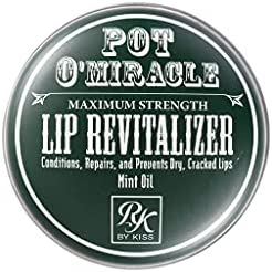 Ruby Kisses Pot O' Miracle Maximum Strength, Mint Oil (Lip Revitalizer, 2 Pack)