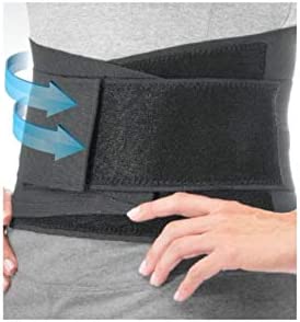 Mueller Sports Medicine Adjustable Back Brace, Back Support, for Men and Women, Black, One Size