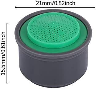 5 Pack 0.5 GPM Regular Size Water-Saving Sink Faucet Aerator Insert Replacements, Flow Restrictor Sink Faucet Aerators Replacement Parts for Bathroom or Kitchen by NIDAYE