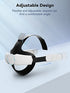 MOJOXR Adjustable Head Strap Compatible with Meta/Oculus Quest 2, Elite Strap Accessories Fit for Official Carrying Case and Most 3rd-Party Cases,Enhanced Support and Comfort for Kid&Adult Players