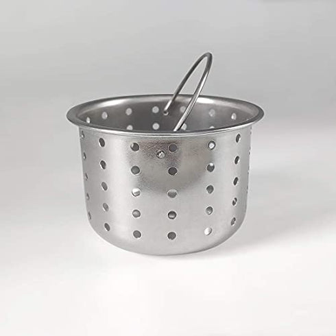 GZILA Kitchen Sink Drain Basket Only, 3-inch Basket For Kitchen Sink Strainer Replacement, Deep Cup with Handle, SUS 304 Stainless Steel