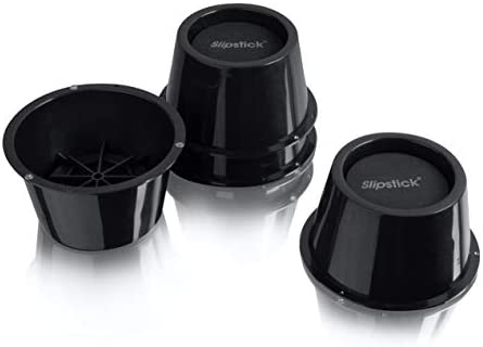 Slipstick CB674 Premium 2 Inch Furniture Risers/Bed Raisers with Steel Reinforced Top (4 Pack) Adds 2" Height, Supports 2,640 Pounds, Stackable with CB671