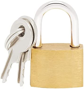 12 Pack Mini Locks with Keys for Luggage, Backpacks, Bulk Tiny Padlocks for Jewelry Box, Gym Bags, Diaries (1.2 x 0.7 in)
