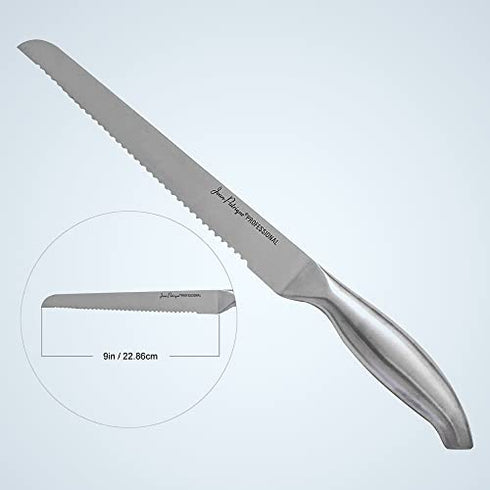 Bread Knife for Homemade Bread | Serrated Bread Knife | 9 Inch Bread Slicer Knife | Chopaholic by Jean Patrique