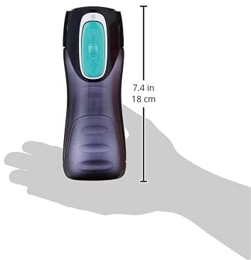 Contigo - 70660ZCN Contigo Autoseal Trekker Kids Water Bottles, 14 Oz, Navy & Nectarine, 2-Pack