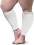 Vagabond Wide Calf Plus-Size Graduated Compression Socks Sleeves-Soothing Comfy DVT Large Cuffs - Great for Travel