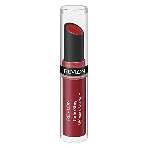 Revlon ColorStay Ultimate Suede Lipstick, Longwear Soft, Ultra-Hydrating High-Impact Lip Color, Formulated with Vitamin E, Ingenue (002), 0.09 oz