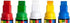 Glass Pen Window Marker: Red, Yellow, Blue, Green, White - Jumbo Glass Markers, Car Marker, Washable Paint Pens - Car Windows, Mirror, Storefront Windows, Parade & Party, Holiday (5 Pack - Wide Tip)