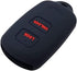 GFDesign 2Pcs Silicone 3 Buttons Key Fob Cover Remote Case Keyless Protector Compatible with Toyota Corolla Camry Echo Matrix Prius Tacoma Tundra RAV4 FJ Cruiser Highlander Sequoia Yaris Scion xA xB