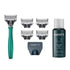 Harry's Razors for Men - Men's Razor Set with 5 Razor Blade Refills, Travel Blade Cover, 2 oz Shave Gel (Sage)