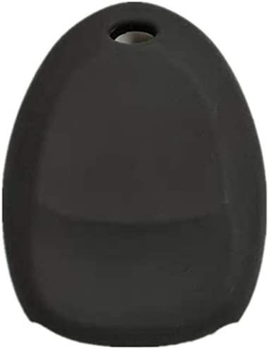 RUNZUIE Silicone Keyless Entry Remote Key Fob Cover Case Protector Fit for Chevy Suburban Tahoe Traverse GMC Acadia Yukon/Cadillac Escalade SRX Buick Enclave Saturn Outlook (Black 5 Buttons)