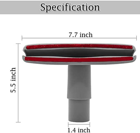 Coodss Replacement Upholstery Tool Brush Attachment Compatible with Shark Navigator NV350, NV355, NV352, NV356E, Lift-Away Vacuum Cleaner Replaces