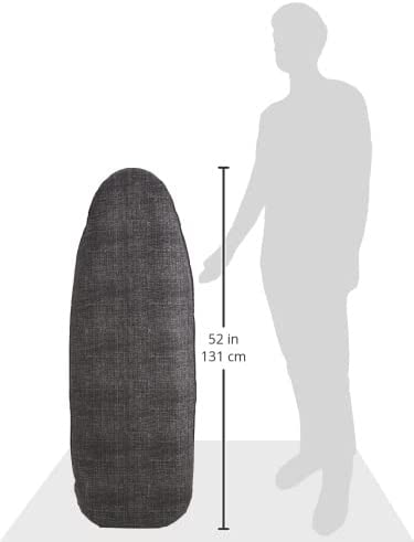 Brabantia Thick Foam & Felt Padding Ironing Board Cover, Size B (49 x 15 in), Denim Black