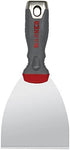 Warner 4" ProGrip Stiff Broad Knife, Stainless Steel with Hammer Cap, 90667