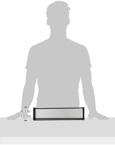 Greenco Wall Mount Single Tier Mesh Spice Rack, Black, Set 2