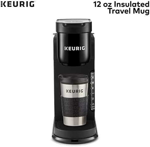 Keurig Travel Mug Fits K-Cup Pod Coffee Maker, 1 Count (Pack of 1), Stainless Steel