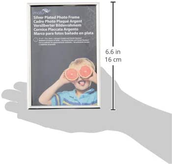Maturi Rose Gold Colored Thin Edge Photo Frame - 4 x 6-Inch