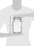Bormioli Rocco Fido Glass Canning Jar Italian 67¾ oz-2 Liter, 67.75 oz, Clear