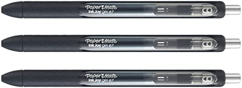 Paper Mate InkJoy Gel Pens, Medium Point, Black, 3 Count